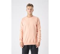 Sweatshirt CLEPTOMANICX "Ligull", Herren, Gr. M, orange, 100% Baumwolle, meliert, normal, Rundhals, Sweatshirts Sweatshirt, mit kleiner Möwen-Stickerei (10568550-M) orange