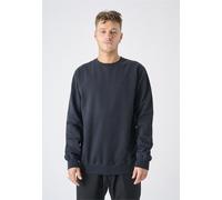 Sweatshirt CLEPTOMANICX "Ligull", Herren, Gr. XL, schwarz, 100% Baumwolle, meliert, normal, Rundhals, Sweatshirts Sweatshirt, mit kleiner Möwen-Stickerei (35720253-XL) schwarz