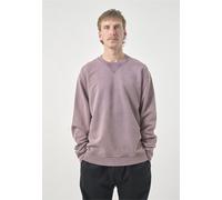 Sweatshirt CLEPTOMANICX "Ligull Washed", Herren, Gr. XL, lila (flieder), 100% Baumwolle, bestickt, normal, Rundhals, Sweatshirts Sweatshirt, im lockeren Schnitt (18497805-XL) flieder