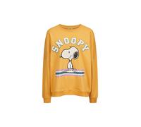 Sweatshirt CODELLO "Codello Pullover", Damen, Gr. XL, gelb, Obermaterial: 65% Baumwolle CO. 35% Polyester PES., regular fit, Rundhals, Sweatshirts Sweatshirt, mit Snoopy Motiv (19797431-XL) gelb