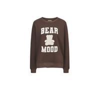 Sweatshirt CODELLO "Codello Sweatshirt", Damen, Gr. M, braun, Obermaterial: 65% Baumwolle CO. 35% Polyester PES., relaxed fit, Rundhals, Sweatshirts Sweatshirt, Mit Schriftzug (84756466-M) braun