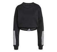 Adidas Hyperglam Sweatshirt mit 3-Streifen und Rundhalsausschnitt Damen L
