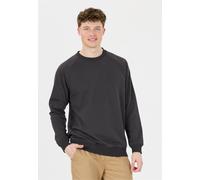 Sweatshirt CRUZ "Rusvil", Herren, Gr. M, grau (dunkelgrau), 56% Baumwolle, 38% Polyester, 6% Elasthan, unifarben, Rundhals, Sweatshirts Sweatshirt, Aus atmungsaktivem Material (60660852-M) dunkelgrau