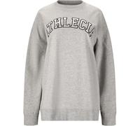Sweatshirt ATHLECIA "Fenne", Damen, Gr. 42, hellgrau, 100% Baumwolle, bedruckt, normal, Rundhals, Sweatshirts Sweatshirt, Komfort (21979367-42) hellgrau