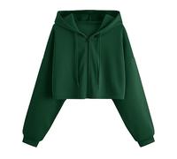 Sweatshirt Damen Baumwolle, Damen Pullover Oversize Strickpullover, Cropped Hoodies Zipper Sweatjacke Mit Kapuze Langarm Sweatshirts Oberteile Kapuzenpullover Sommerpullover, Sale Angebote Kleidung