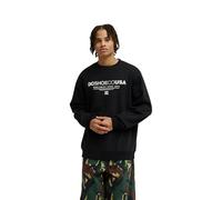 Sweatshirt DC SHOES "DC Heritage Font", Herren, Gr. L, schwarz, Obermaterial: 55% Baumwolle, 25% Baumwolle, 20% Polyester., Sweatshirts Sweatshirt (13831032-L) schwarz