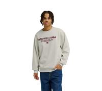 Sweatshirt DC SHOES "DC Heritage Font", Herren, Gr. XXL, grau (light erdgrau), Obermaterial: 55% Baumwolle, 25% Baumwolle, 20% Polyester., Sweatshirts Sweatshirt (48453556-XXL) light erdgrau