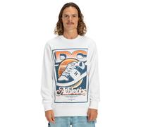 Sweatshirt DC SHOES "Manteca Tribute", Herren, Gr. S, weiß, Obermaterial: 55% Baumwolle, 25% Baumwolle, 20% Polyester., Sweatshirts Sweatshirt (12196321-S) weiß
