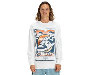 Sweatshirt DC SHOES "Manteca Tribute", Herren, Gr. S, weiß, Obermaterial: 55% Baumwolle, 25% Baumwolle, 20% Polyester., Sweatshirts Sweatshirt (12196321-S) weiß