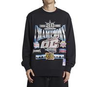 Sweatshirt DC SHOES "Old Champs", Herren, Gr. M, schwarz, Obermaterial: 60% Baumwolle, 40% Polyester;, Sweatshirts Sweatshirt (85751646-M) schwarz