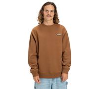 Sweatshirt DC SHOES "Patch It", Herren, Gr. XS, toffee, Obermaterial: 60% Walkfrottier, 40% Microfaser;, Sweatshirts Sweatshirt (66794439-XS)