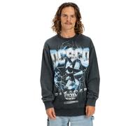 Sweatshirt DC SHOES "Skull Shock", Herren, Gr. M, schwarz, 55% Baumwolle, 25% Baumwolle, 20% Polyester, Sweatshirts Sweatshirt (62788368-M) schwarz