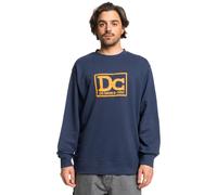 Sweatshirt DC SHOES "Tribute", Herren, Gr. XS, blau (marineblaus), [Hauptstoff] 55% Baumwolle, 25% Baumwolle, 20% Polyester, Sweatshirts (91683731-XS) marineblaus