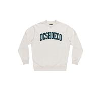 Sweatshirt DC SHOES "Varsity", Herren, Gr. XL, grau (snow heather), Obermaterial: 80% Baumwolle, 20% Polyester;, Sweatshirts Sweatshirt (90297963-XL) snow heather