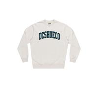 Sweatshirt DC SHOES "Varsity", Herren, Gr. XS, grau (snow heather), [Hauptstoff] 80% Baumwolle, 20% Polyester, Sweatshirts Sweatshirt (90297963-XS) snow heather