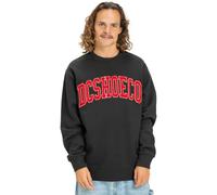 Sweatshirt DC SHOES "Varsity", Herren, Gr. XS, schwarz, Obermaterial: 80% Walkfrottier, 20% Microfaser;, Sweatshirts Sweatshirt (45579637-XS)
