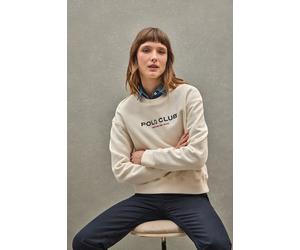 Sweatshirt ecru im Boxy Fit Established 2012 Polo Club L