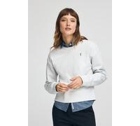 Sweatshirt eisblau im Boxy Fit mit Rigby Go-Logo L
