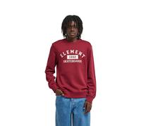 Sweatshirt ELEMENT "Home Team", Herren, Gr. M, zinfandel, Obermaterial: 55% Baumwolle, 25% Baumwolle, 20% Polyester., Sweatshirts Sweatshirt (10042228-M) zinfandel