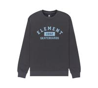 Sweatshirt ELEMENT "Home Team", Herren, Gr. XL, schwarz (off schwarz), 55% Baumwolle, 25% Baumwolle, 20% Polyester, Sweatshirts Sweatshirt (27345111-XL) off schwarz