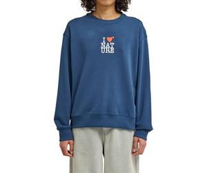 Sweatshirt ELEMENT "I Heart", Damen, Gr. L, blau (schwarz denim), Obermaterial: 55% Baumwolle, 25% Baumwolle, 20% Polyester., Sweatshirts Sweatshirt (84527462-L) schwarz denim