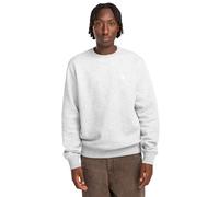 Sweatshirt ELEMENT "Icon Embroidery", Herren, Gr. S, grau (mid grau heather), Obermaterial: 55% Baumwolle, 25% Baumwolle, 20% Polyester;, Sweatshirts Sweatshirt (17230653-S) mid grau heather