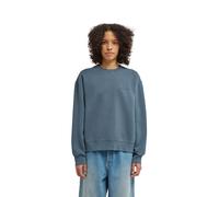 Sweatshirt ELEMENT "Lowcase Pigment", Damen, Gr. XS, blau (schwarz slate), Obermaterial: 50% Baumwolle, 30% Baumwolle, 20% Polyester., Sweatshirts Sweatshirt (47938160-XS) schwarz slate