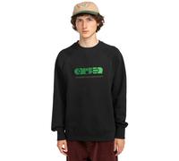 Sweatshirt ELEMENT "Nature Calls x Element Progress", Herren, Gr. XL, schwarz (flint schwarz), [Hauptstoff] 50% Baumwolle, 30% Baumwolle, 20% Polyester, Sweatshirts Sweatshirt (30691116-XL) flint schw