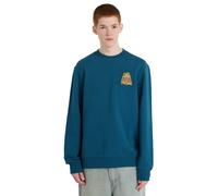 Sweatshirt ELEMENT "Timber The Frog", Herren, Gr. L, mallard blau, Obermaterial: 70% Walkfrottier, 30% Walkfrottier;, Sweatshirts Sweatshirt (20264969-L) mallard blau