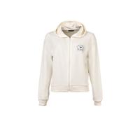 Sweatshirt EMPORIO ARMANI "Sweatjacke ICONIC LIGHT TERRY 1er Pack", Damen, Gr. L, weiß, Obermaterial: 60% Baumwolle CO. 40% Polyester PES., Sweatshirts Sweatshirt (96841504-L) weiß