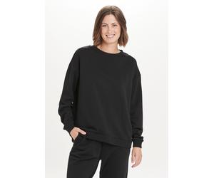 Sweatshirt ENDURANCE "Beisty", Damen, Gr. 38, schwarz, 100% Baumwolle, unifarben, normal, Rundhals, Sweatshirts Sweatshirt, aus weicher Baumwolle (83590064-38) schwarz