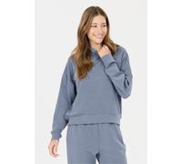 Sweatshirt ENDURANCE "Jade", Damen, Gr. 46, blau, 51% Polyester, 44% Modal, 5% Elasthan, unifarben, normal, ohne Ausschnitt, Sweatshirts Sweatshirt, aus superweichem Material (41606656-46) blau
