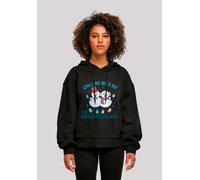 Sweatshirt F4NT4STIC "Chilling with My Snowmies", Damen, Gr. 5XL, schwarz, Obermaterial: 100% Baumwolle, oversize, ohne Bündchen, Sweatshirts, Premium Qualität (71751052-5XL) schwarz