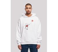 Sweatshirt F4NT4STIC "Disney Winnie The Pooh & Balloon", Herren, Gr. 4XL, weiß, Obermaterial: 100% Baumwolle, oversize, ohne Bündchen, Sweatshirts Sweatshirt, Herren,Premium Merch,Oversize,Kapuzenpull