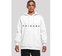 Sweatshirt F4NT4STIC "FRIENDS TV Serie Text Logo WHT", Herren, Gr. 3XL, weiß, Obermaterial: 65% Baumwolle, 35% Polyester, slim fit, ohne Bündchen, Sweatshirts Sweatshirt, Herren,Premium Merch,Slim-Fit