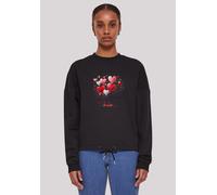 Sweatshirt F4NT4STIC "Herzbaum Be Mine", Damen, Gr. L, schwarz, Obermaterial: 65% Baumwolle, 35% Polyester, oversize, Rundhals, ohne Bündchen, Sweatshirts Sweatshirt, Premium Qualität (58278663-L) sch