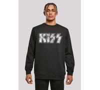 Sweatshirt F4NT4STIC "Kiss Rock Band Vintage Logo", Herren, Gr. S, schwarz, Obermaterial: 50% Baumwolle, 50% Polyester, regular fit, Rundhals, ohne Bündchen, Sweatshirts Sweatshirt, Premium Qualität, 