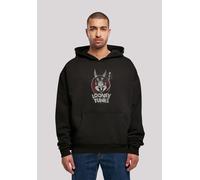 Sweatshirt F4NT4STIC "Looney Tunes Bugs Bunny Ultra Heavy Oversize", Herren, Gr. XL, schwarz, Obermaterial: 100% Baumwolle, oversize, ohne Bündchen, Sweatshirts Sweatshirt, Herren,Premium Merch,Oversi