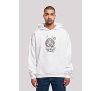 Sweatshirt F4NT4STIC "Looney Tunes Bugs Bunny Ultra Heavy Oversize", Herren, Gr. XL, weiß, Obermaterial: 100% Baumwolle, oversize, ohne Bündchen, Sweatshirts Sweatshirt, Herren,Premium Merch,Oversize,