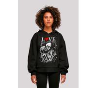 Sweatshirt F4NT4STIC "Love is all you need", Damen, Gr. 4XL, schwarz, Obermaterial: 100% Baumwolle, oversize, ohne Bündchen, Sweatshirts Sweatshirt, Premium Qualität (74347324-4XL) schwarz