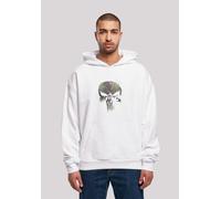 Sweatshirt F4NT4STIC "Marvel Punisher TV Camo Skull", Herren, Gr. S, weiß, Obermaterial: 100% Baumwolle, oversize, ohne Bündchen, Sweatshirts Sweatshirt, Herren,Premium Merch,Oversize,Kapuzenpullover,