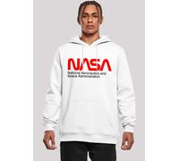 Sweatshirt F4NT4STIC "NASA Aeronautics And Space", Herren, Gr. L, weiß, Obermaterial: 65% Baumwolle, 35% Polyester, slim fit, ohne Bündchen, Sweatshirts Sweatshirt, Herren,Premium Merch,Slim-Fit,Kapuz