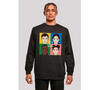 Sweatshirt F4NT4STIC "Sex Education Blur Cover Netflix TV Series", Herren, Gr. M, schwarz, Obermaterial: 50% Baumwolle, 50% Polyester, regular fit, Rundhals, ohne Bündchen, Sweatshirts Sweatshirt, Pre