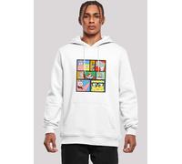 Sweatshirt F4NT4STIC "Spongebob Schwammkopf Collage", Herren, Gr. 5XL, weiß, Obermaterial: 65% Baumwolle, 35% Polyester, slim fit, ohne Bündchen, Sweatshirts Sweatshirt, Herren,Premium Merch,Slim-Fit,