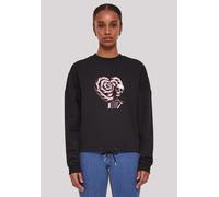 Sweatshirt F4NT4STIC "Süße Süßigkeiten Herzform Liebe", Damen, Gr. XL, schwarz, Obermaterial: 65% Baumwolle, 35% Polyester, oversize, Rundhals, ohne Bündchen, Sweatshirts Sweatshirt, Premium Qualität