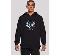Sweatshirt F4NT4STIC "Suicide Squad Harley Quinn Skull Emblem", Herren, Gr. 3XL, schwarz, Obermaterial: 65% Baumwolle, 35% Polyester, slim fit, ohne Bündchen, Sweatshirts Sweatshirt, Print (18567221-X