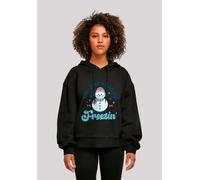 Sweatshirt F4NT4STIC "Tis The Season to Be Freezin Winter", Damen, Gr. 4XL, schwarz, Obermaterial: 100% Baumwolle, oversize, ohne Bündchen, Sweatshirts, Premium Qualität (10677567-4XL) schwarz