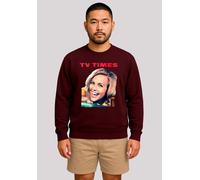 Sweatshirt F4NT4STIC "TV Times Honor Blackman 1964 Cover", Herren, Gr. L, braun (maroon), Obermaterial: 80% Baumwolle, 20% Polyester, regular fit, Rundhals, ohne Bündchen, Sweatshirts Sweatshirt, Prem