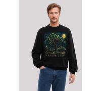Sweatshirt F4NT4STIC "US National Parks Joshua Tree Oil On Canvas Style", Herren, Gr. XS, schwarz, Obermaterial: 80% Baumwolle, 20% Polyester, regular fit, Rundhals, ohne Bündchen, Sweatshirts Sweatsh