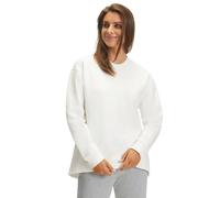 Sweatshirt FALKE "FALKE Sweatshirt", Damen, Gr. XS, weiß (off, weiß (2040)), Sweatshirts Sweatshirt (43991205-XS) off, weiß (2040)
